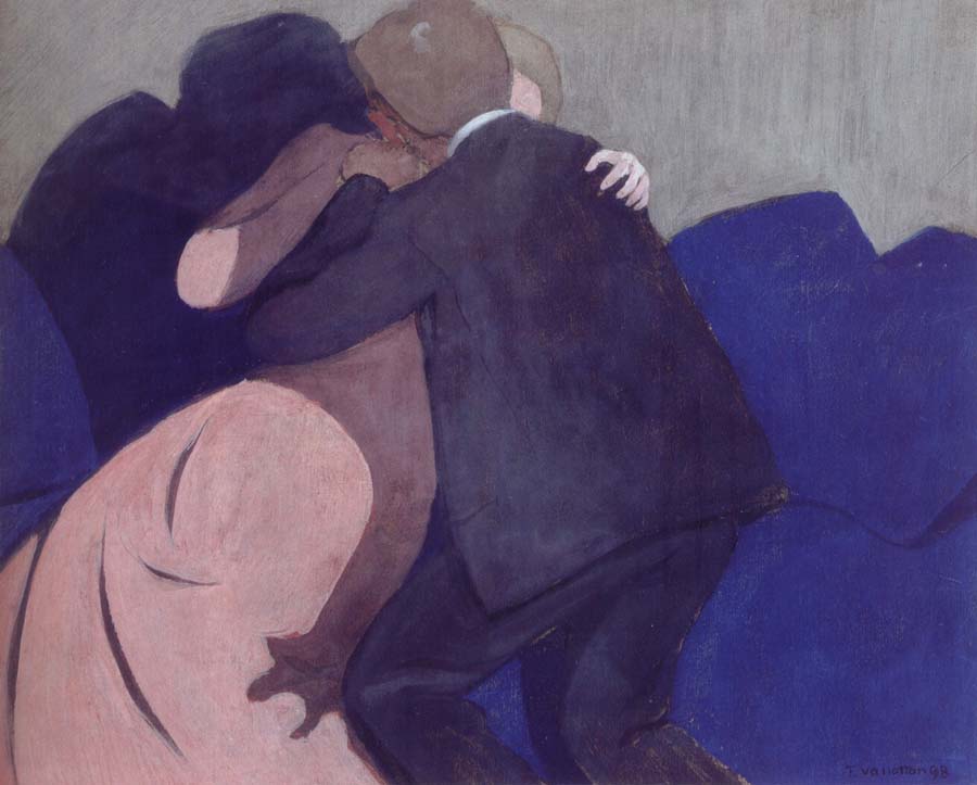 Felix Vallotton The Kiss